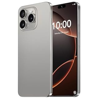 QrZrQ Téléphone Portable Pas Cher avec écran de 6,3 Pouces, Espace de Stockage de 32 Go (Extensible jusqu'à 256 Go), Double SIM Gratuite, téléphone Android 4G Débloqué. (Grey)