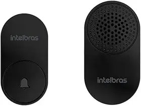 Campainha sem Fio e sem Bateria CIK 102 Preta Intelbras
