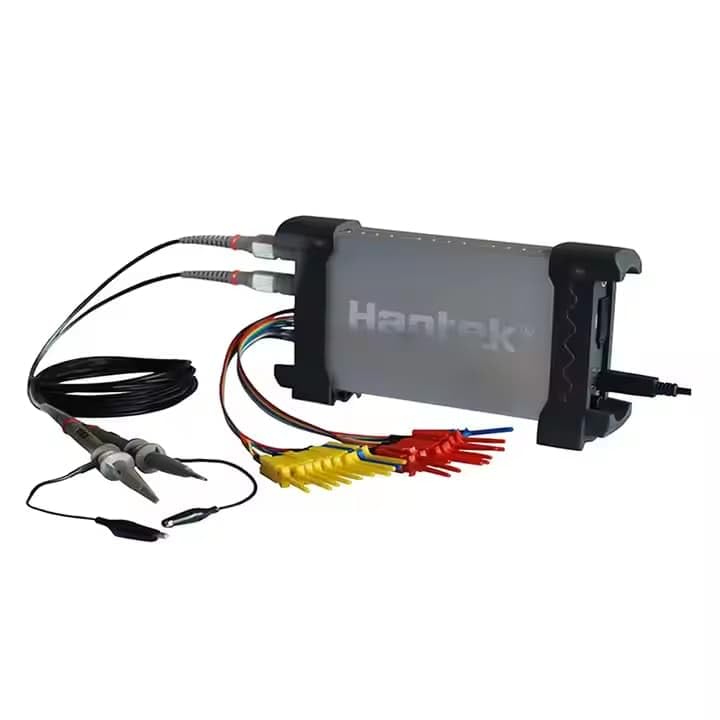 Hantek 6022BL przenośny oscyloskop cyfrowy USB 2-Ch 20MHz 48MSa/s + 16-Ch analizator logiczny