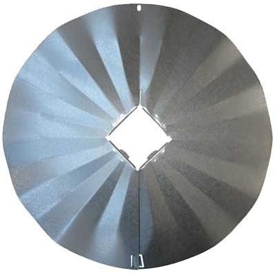 Set of 4 Erva Post Mounted Squirrel Baffles, 23.25" Dia. Each