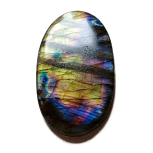 Labradorite naturelle de qualité cabochon de collection ovale 58x33mm GH_NAT_03554