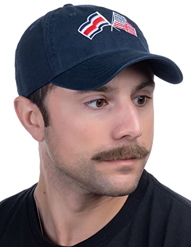 Image of Ann Arbor T-shirt Co. American Friendship Nations Flag Baseball Low Profile Dad Hat for Men Women