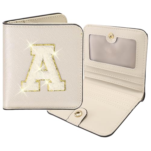 Image of RNIEGA Initial Wallet Women Small Teen Girl Gifts Trendy Stuff Girls Wallets Personalized Christmas Birthday Gift for Women Friends Daughter Granddaughter 6 7 8 9 10 11 12 13 Year Old Gold A
