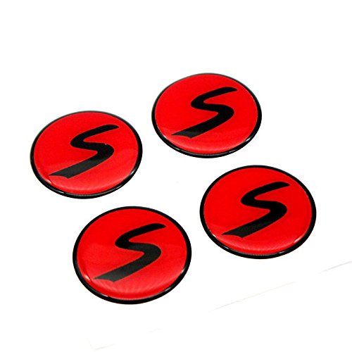 LVBAO Lot de 4 enjoliveurs de 54 mm pour mini Cooper F54 F55 F56 F57 F60 Clubman Countryman Cover