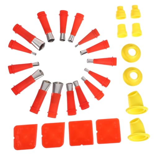 CIYODO Glue Sealant Nozzles Set of Detachable Base for Precise Epoxy and Silicone Application Craft and DIY