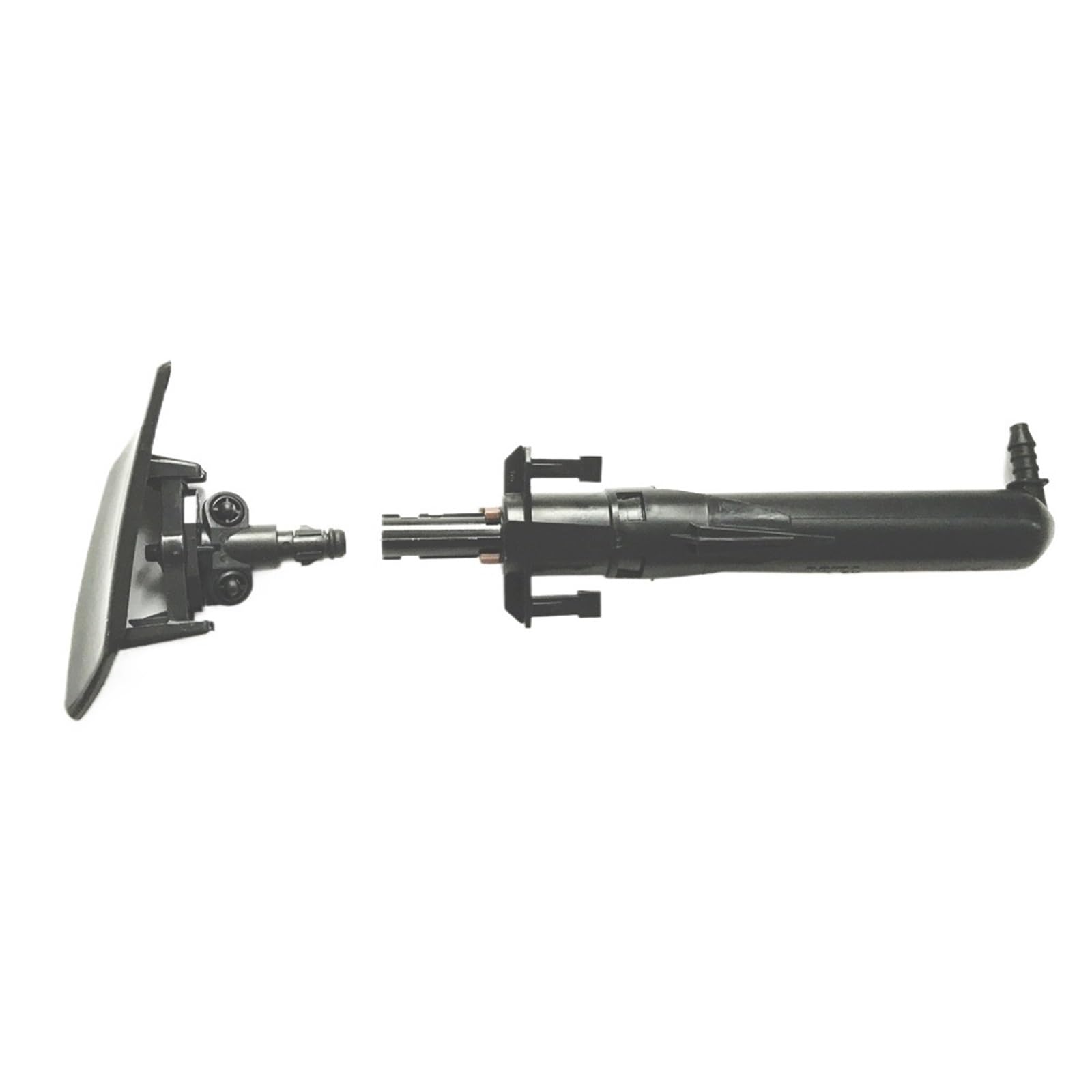 Pompa lavavetri per auto Adatto per Peugeot 207 307 per Citroen C4 Gruppo pompa ugello lavavetri per la pulizia dei fari sinistro e destro con tappo di copertura Pompa impianto lavavetro(Left)