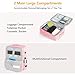 SUOCO Travel Vacuum Backpack, 60L Seal Compression Air Vac Bag Back Pack with Travel Pump, Carry On Suitcase Luggage Flight Approved for Men Women Personal Item, Pink