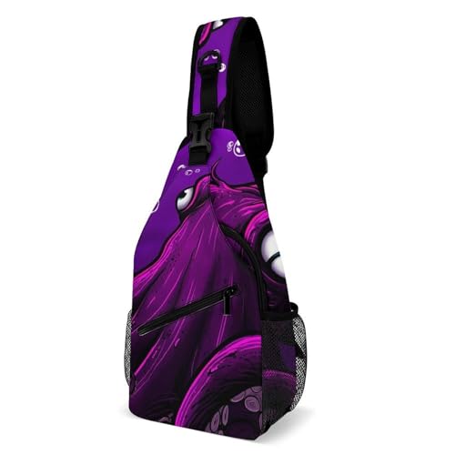Mochila deportiva Supdreamc para viaje y camping morado miniatura 1