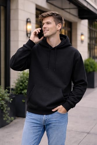 Image of Maydear Men's Skull Motorcycle Graphic Hoodie Vintage Biker Pullover Sweatshirt Casual Hooded Sweatshirt