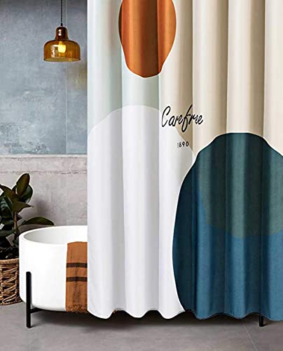 Rideau de douche en tissu 100% polyester résistant de qualité supérieure
