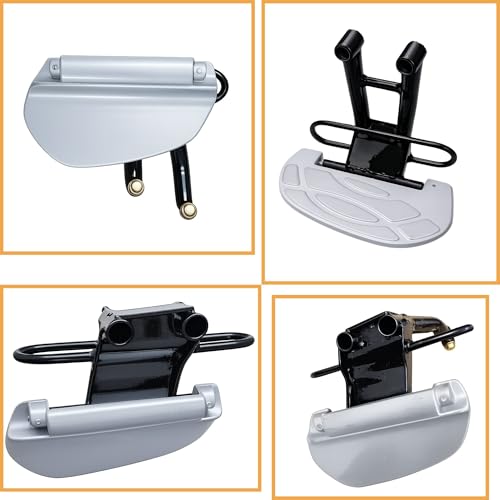 Image of PATHAK Heavy Duty Ladies Footrest Compatible with Hero Vida V2 Pro / V2 Plus / V2 Electric Scooter | Metal Body | Rear Left Side Foot Step| Silver)