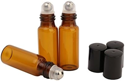 12 Mini Roll-on En Verre De 1 Ml – Parfaits Pour Huiles Essentielles Et Parfums Maison