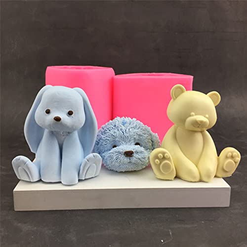 Moule ours en silicone pour résine époxy et gypse de table