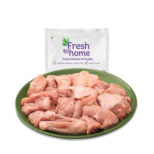 Image of FreshToHome Chicken Mix Cut for Soup and Broth (neck, wings, tail part and backbone pieces)