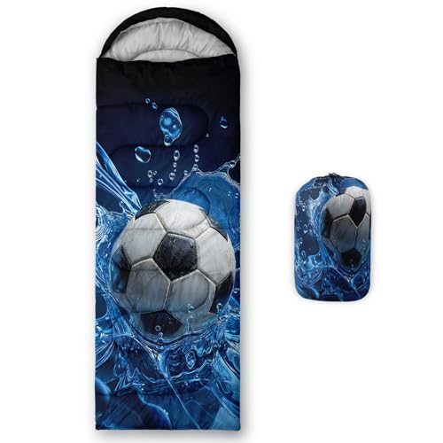 Image of QOOMO Camping Sleeping Bags,3 Season Warm & Cool Weather,Lightweight,Waterproof Sleeping Bags for Adults & Kids,Traveling,and Outdoors,Camping Gear Equipment