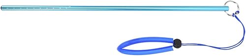 Miniatura 2 de Qiilu Varilla de buceo Varilla de buceo Aleación de aluminio Buceo Aleación de aluminio Puntero de cosquillas Stick con cordón de medición (azul)