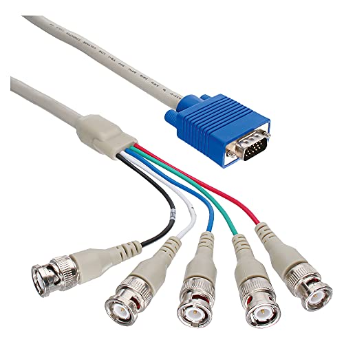 InLine 17955 Video Cable Adapter 2 m VGA (D-Sub) Beige – Video Cable Adapters (2 m, VGA (D-Sub), Beige, Male/Male)