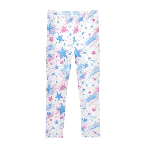 KLL 4th July American Independence Day Watercolor Toddler Baby Girl Legging Comfortable Full Length Dance Pants Sports2