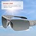 Ergodyne Skullerz Dagr Safety Sunglasses - Matte Gray Frame, Smoke Lens