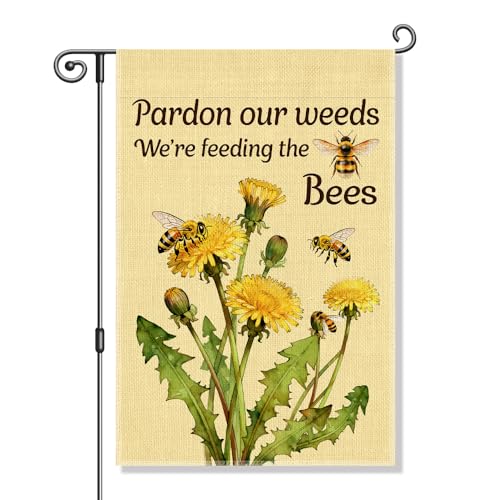 Perfectinsoy Pardon Our Weeds Garden Flag