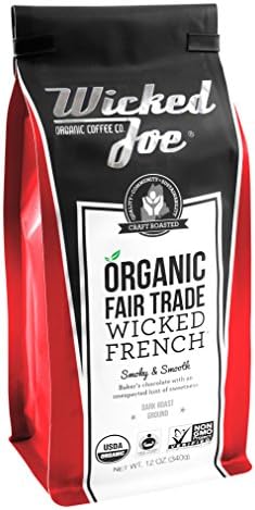 Wicked Joe Coffee Wicked French Ground, 12 oz, Red