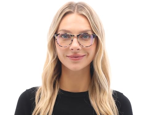 Image of SAV VK Couture Women's EVKB05 Blue Light Reading Glasses & Light Protection - Fashion Frame, Optical Spring Hinge Readers