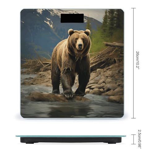 Balanza Digital Brown Bear de Alta Precisión para Baño miniatura 2