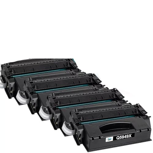 Cartouche de toner 49X Q5949X pack de 4 pour imprimantes 1320 et 3390