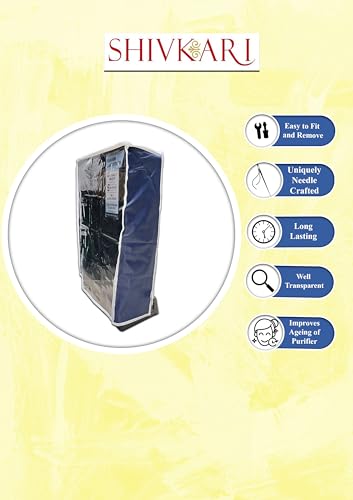 Image of Water Purifier Cover Compatible with Aquaguard Slim Glass UV Storage Water Purifier - Waterproof, Oil & Stain Resistant, Dustproof, Transparent Window, Velcro Closure