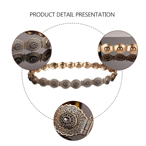 Russian Caucasus Belt For Women Ethnic Long Robe Waist Belt With Rhinestones Wedding Party Waist Decorative Hollow Corset2