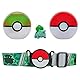 Bandai - Pokémon – Gürtel Clip ’N’ Go – 1 Gürtel, 1 Poké-Ball, 1 Nest Ball und 1 Figur 5 cm Bisasam – Zubehör zum Verkleiden als Pokémon-Trainer – JW2715