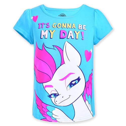 My Little Pony Girls 4 Pack Unicorn Short Sleeve T-Shirt for Big Kids4