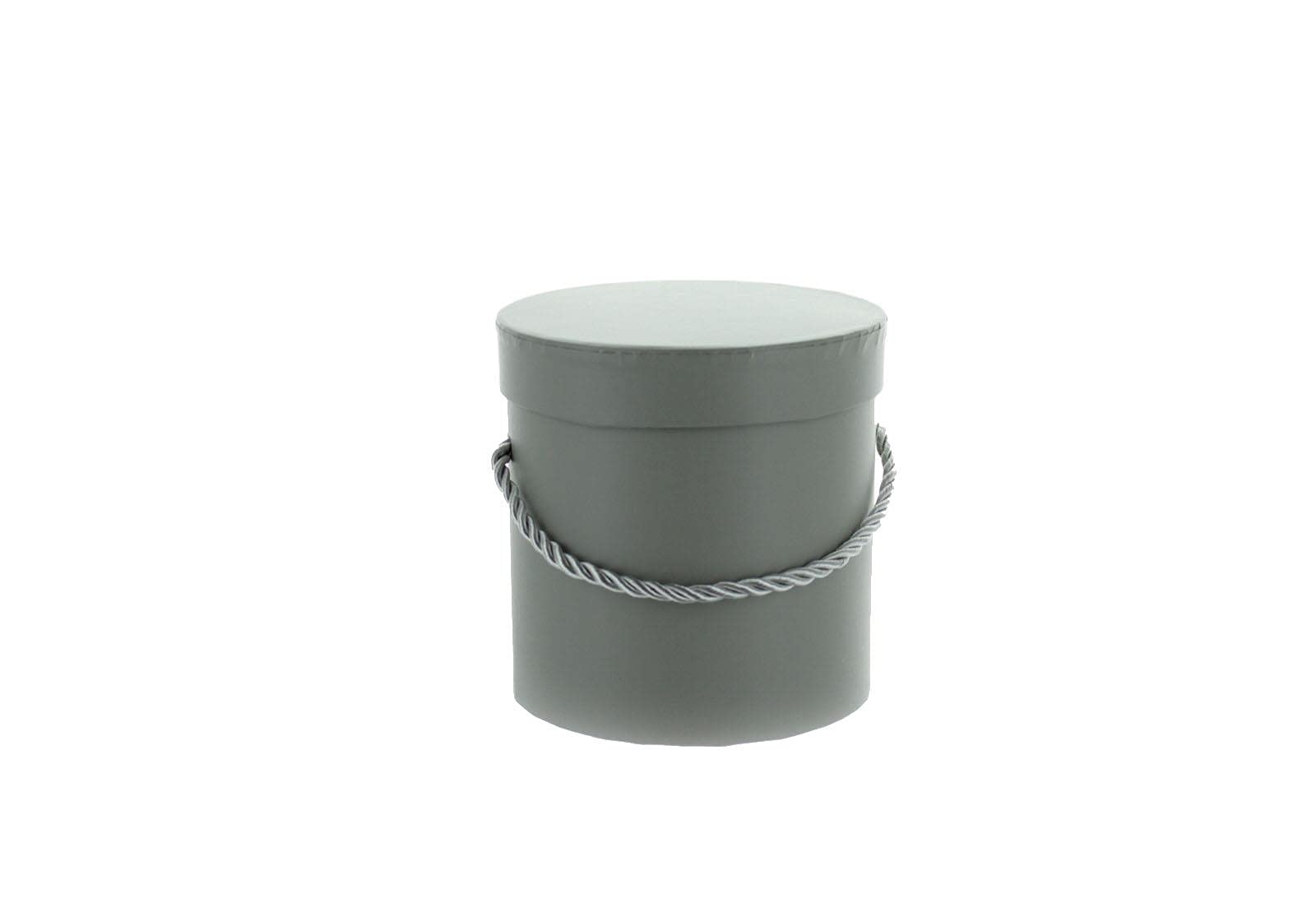 Round Florist Flower Mini Hat Box Grey (4850)