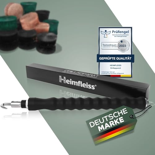 Heimfleiss Draht Driller Drillapparat mit aut. Rücklauf - Universal Drahtbinder Rödelzange für Zaunbau Gärtner und Floristen - Bindedraht Rödler Twister für Blumendraht Wickeldraht & Floristendraht