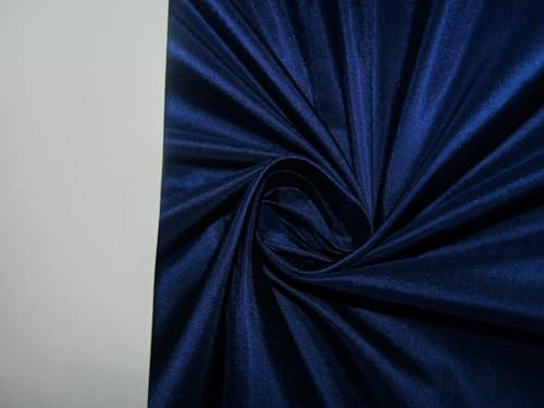 Taffetas de soie bleu électrique TAF192 137,2 cm tissu au mètre