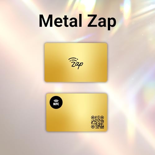 tinydabba custom with own design Zap NFC Smart Digital Business Card by tinydabba - 2