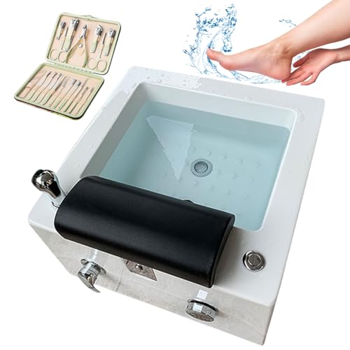 Spa de Pies Acrílico con Masaje y Luz LED