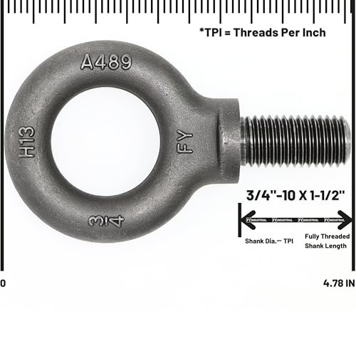 Image of Lifting Shoulder Eye Bolt 3 /4 inch-10 X 1-1 /2 inch