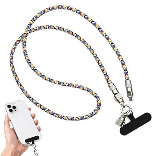 ONGNIUU 2 en 1 Cordón para Móvil con Cable USB-C - Cordón Para Móvil Universal, Cable de Carga Rápida PD 60W, Cable Tejido Nylon, Antirrobo para Viajes, Compatible con I/Phone 16 | Ya disponible en tu tienda friki favorita! En mundofriki.es! ONGNIUU 2 en 1 Cordón para Móvil con Cable USB-C - Cordón Para Móvil Universal, Cable de Carga Rápida PD 60W, Cable Tejido Nylon, Antirrobo para Viajes, Compatible con I/Phone 16 | Ya disponible en tu tienda friki favorita! En mundofriki.es!