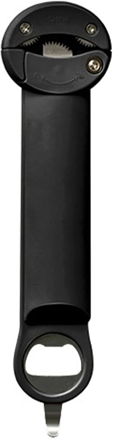 Extendable Jar Opener, Adjustable Nylon Handle with Serrated Teeth for Opening Jars Bottles and Containers(black)