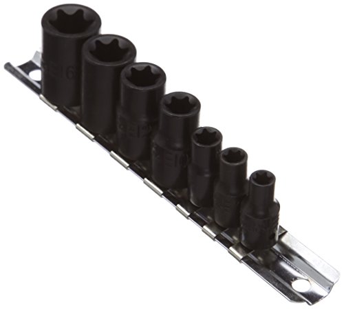 Laser 0897 Impact Star Socket Set 3/8D, 1/4D 7pc