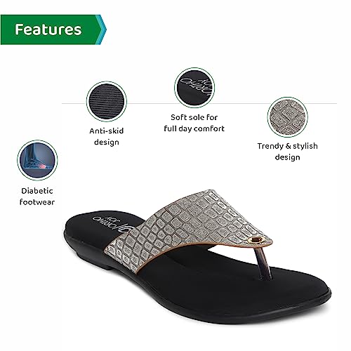 Image of ORTHO JOY Fancy doctor Sandals|| Stylish Comfortable Casual slippers for women