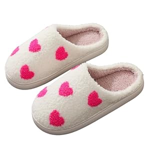 Hausschuhe Damen Plüsch Winter, Warme Pantoffeln Herren Slippers Damen, Flauschige weiche rutschfeste hauspantoffeln damen