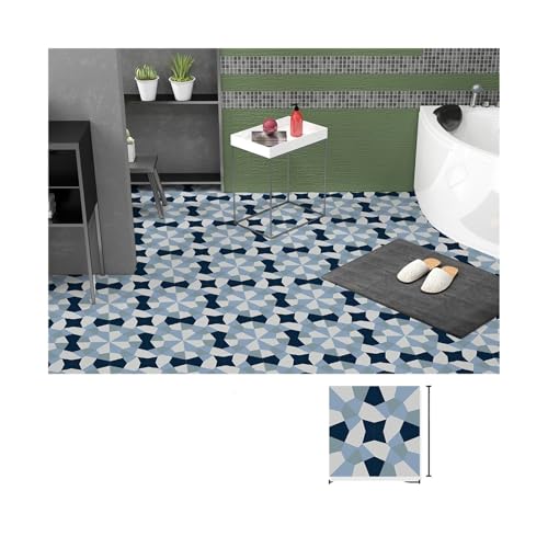 Revestimiento de Suelo de PVC Autoadhesivo 9 Pegatinas Autoadhesivas Impermeables For Suelo, Decoración Del Hogar, Con Estampados De Tinta, Antideslizantes Baldosas(ZxDB-4T9P20-170-ZZ)