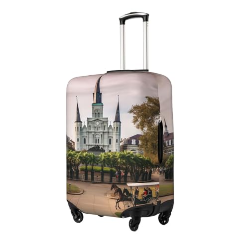 Travel Luggage Covers For Suitcase, Jackson Square Elastic Suitcase Protector Washable Anti-Scratch Suitcase Baggage Cover Luggage Protector Fits 18-32 Inch Luggage2