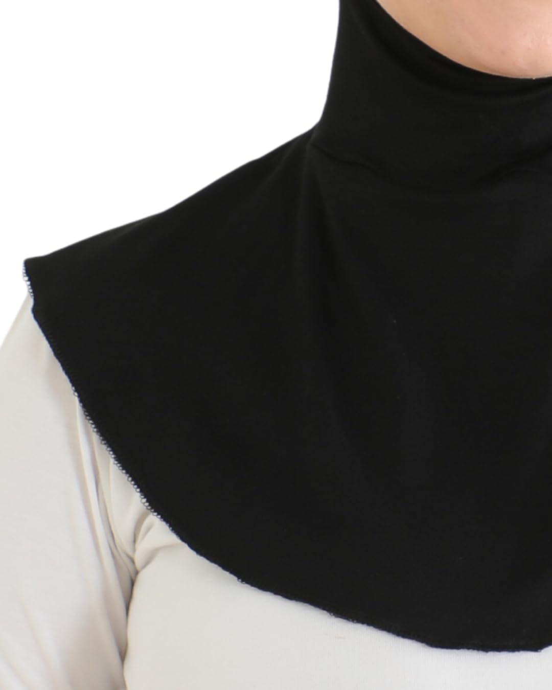 Prien Sportowy hidżab dla kobiet, muzułmański szalik na głowę, elastyczny turban dla dziewcząt, szykowna odzież islamska na siłownię, kołnierz na szyję czepek wiskoza