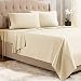 Premium King Sheets Set - Cream Beige Ivory Hotel Luxury 4-Piece Bed Set, Extra Deep Pocket Special Super Fit Fitted Sheet, Best Quality Microfiber Linen Soft & Durable Design + Better Sleep Guide