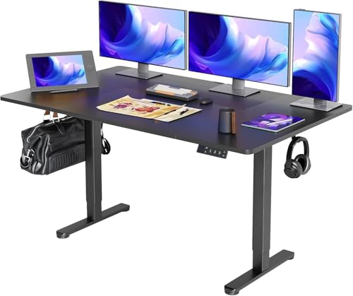 昇降式 パソコンデスク 電動 スタンディングデスク 初心者向け 昇降デスク Amazon 幅80cm 昇降式デスク 電動 HUANUO(ファーノー) | テーブル・机