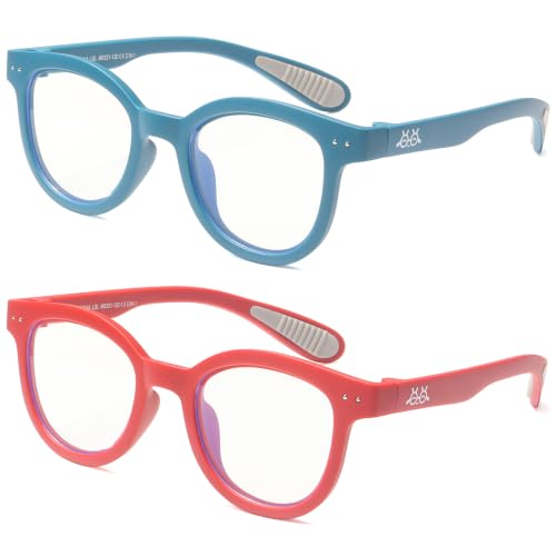 Image of EYEBUDDY Blue Light Glasses for Kids Boys Girls,Computer Gaming Bluelight Glasses,Fake Glasses for Ages 2-12