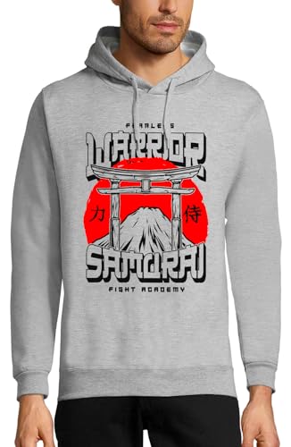 Sweat à Capuche Torii Japonais Homme Sweat-shirt Combat Samouraï